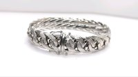Armband 750 Weißgold massiv 47g - Bild 4