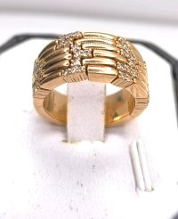 Ring 750 Roségold mit 0,57 ct Diamanten - Bild 4