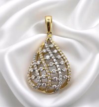 Anhänger 750 Gold mit Diamant 0,45 ct - Bild 2