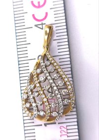 Anhänger 750 Gold mit Diamant 0,45 ct - Bild 4