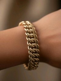 Armreif 750 Gold massiv breit 18 Karat - Bild 7