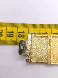 Armreif 585 Gelbgold 14 Karat massiv breit - Bild 6