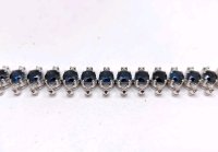 Armreif 750 Gelbgold mit Saphir & Diamant - Bild 3