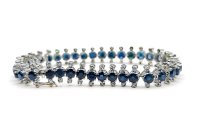 Armreif 750 Gelbgold mit Saphir & Diamant - Bild 4