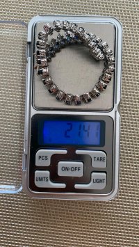 Armreif 750 Gelbgold mit Saphir & Diamant - Bild 7