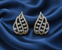 Ohrringe 750 Gold mit 0,52 ct Diamant - Bild 2