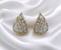 Creolen 750 Gold 0,52 ct Diamant - Bild 3