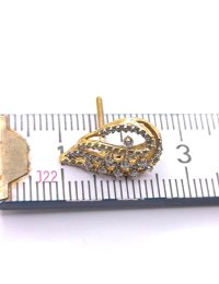 Creolen 750 Gold 0,52 ct Diamant - Bild 4