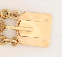 Antiker Granat-Armreif 585 Gold Massiv - Bild 9