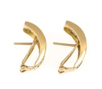 Ohrringe 750 Gold 1,2 ct Saphir Creolen - Bild 7