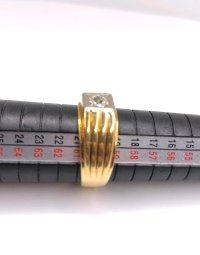 Siegelring 585 Gold mit 0,55 ct Diamant - Bild 3