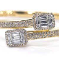 Armreif 750 Gold 1,67 ct Diamanten - Bild 2