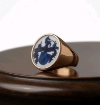 Siegelring 585 Gelbgold Achat Lagenstein - Bild 9