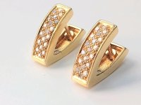 Ohrstecker 585 Gelbgold 0,5 ct Diamanten - Bild 5
