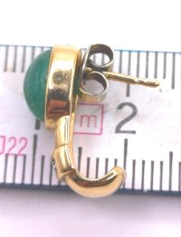 Ohrstecker 585 Gold mit Smaragd & Diamant 1,8 ct - Bild 3