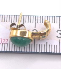 Ohrstecker 585 Gold mit Smaragd & Diamant 1,8 ct - Bild 6