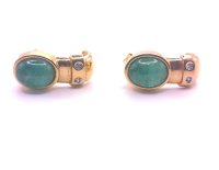 Ohrstecker 585 Gold mit Smaragd & Diamant 1,8 ct - Bild 9