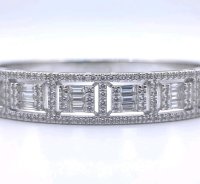 Armreif 750 Gold 2,2 ct Diamanten - Bild 4