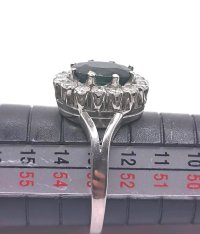 Goldring 585 mit 2,3 ct Diamant & Saphir - Bild 6