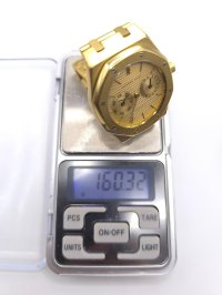 Herrenuhr 750 Gelbgold Audemars Piguet Royal Oak - Bild 5
