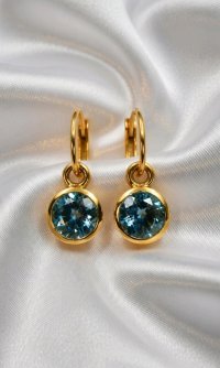 Creolen 750 Gelbgold Ohrringe 18 Karat 5,25g - Bild 4