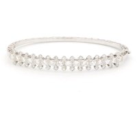 Diamant-Armreif 750 Weißgold 3,3 ct - Bild 5