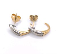 Creolen 585 Gold 0,1 ct Diamant H-J - Bild 2