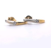 Creolen 585 Gold 0,1 ct Diamant H-J - Bild 3