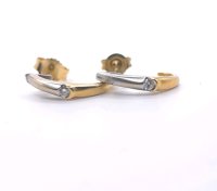 Creolen 585 Gold 0,1 ct Diamant H-J - Bild 4