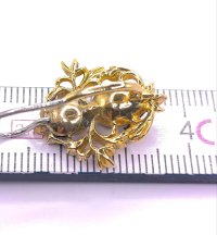Creolen 750 Gold Saphir 1ct Diamant 0,2ct - Bild 4