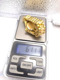 Rolex Oyster Perpetual 26mm 750 Gold Aftermarket Edelsteine - Bild 2