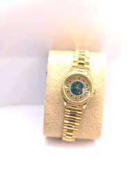 Rolex Oyster Perpetual 26mm 750 Gold Aftermarket Edelsteine - Bild 5