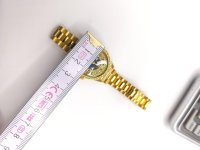 Rolex Oyster Perpetual 26mm 750 Gold Aftermarket Edelsteine - Bild 6