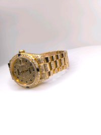 Rolex Datejust 750 Gold 31mm Diamant Saphir - Bild 5
