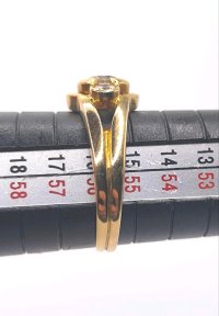 Diamantring 750 Gold 0,5 ct - Bild 3