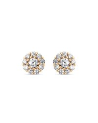 Creolen 585 Gelbgold CHRIST 0,3 ct Diamant Stecker - Bild 4
