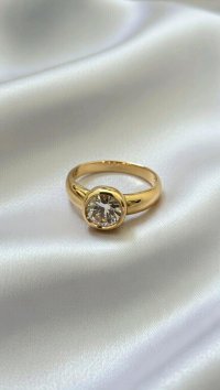 Ring 585 Gelbgold 1.19 Ct Diamant Ehering Verlobung - Bild 2
