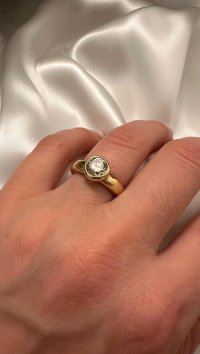 Ring 585 Gelbgold 1.19 Ct Diamant Ehering Verlobung - Bild 3