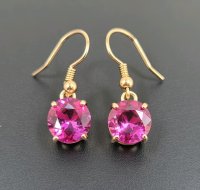 Ohrringe 750 Gold Creolen Rubin 7,86 ct - Bild 10