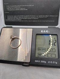 Verlobungsring 750 Weißgold 0,11 ct Diamant - Bild 6