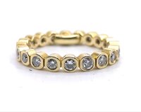 Ring 585 Gold Infinity Memory 1ct Diamant - Bild 1