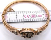Armband 585 Rotgold Diamant 0,6 ct antik - Bild 2