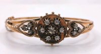 Armband 585 Rotgold Diamant 0,6 ct antik - Bild 9