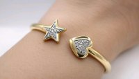 Armreif 750 Gold WEMPE 0,55ct Diamanten - Bild 1