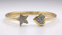 Armreif 750 Gold WEMPE 0,55ct Diamanten - Bild 3