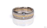 Ring 585 Gelbgold 0,1 ct Diamant Ehering - Bild 1