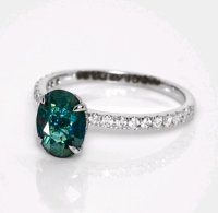 Ring 585 Gold Spinell 1,42 ct Diamant - Bild 10