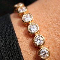 Tennisarmband 750 Gold 3,5 ct Diamant - Bild 11