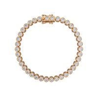 Tennisarmband 750 Gold 2,3 ct Diamanten - Bild 8