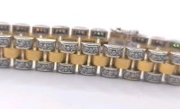President Armband 585 Gold 4,5 ct Diamanten 46g - Bild 8